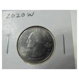 2020W Washington Quarter