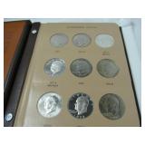 36 Coin Fully Filled Dansco Coin Album #8176 for Eisenhower Dollar Coins.