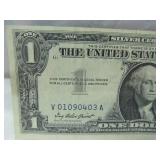 1957 U.C One Dollar Silver Certificate
