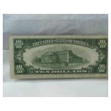 1934D Ten Dollar Silver Certificate #B46285217A