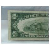 1934D Ten Dollar Silver Certificate #B46285217A