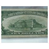 1934D Ten Dollar Silver Certificate #B46285217A