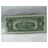 1963 Two Dollar Red Seal Note