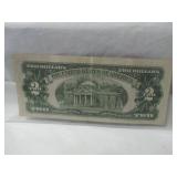 1963 Two Dollar Red Seal Note