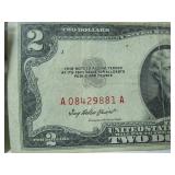 2 - 1963 Two Dollar Red Seal Notes