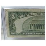 1934C Five Dollar Silver Certificate