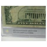 1928E Five Dollar Red Seal Note