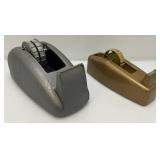 Two Heavy Metal Tape Holders 1= 3/4" & 1= 2"