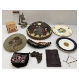 Misc. Vintage Items Including Cow Horn And More