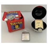 1999 Pokemon Limited Edition Burger King Poliwhirl 23K Gold Plated Trading Card With COA Pokemon Ball And Original Box