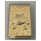 1999 Pokemon Limited Edition Burger King Poliwhirl 23K Gold Plated Trading Card With COA Pokemon Ball And Original Box