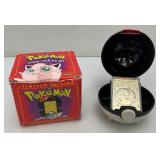 1999 Pokemon Limited Edition Burger King JigglyPuff 23K Gold Plated Trading Card With Pokemon Ball And Original Box