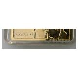 1999 Pokemon Limited Edition Burger King  PIKACHU 23K Gold Plated Trading Card With COA, And Pokemon Ball