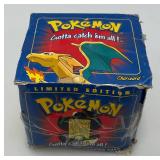 1999 Pokemon Limited Edition Burger King CHARZARD 23K Gold Plated Trading Card (BOX ONLY) Box has Clear Tape On It And Beat Up