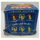 1999 Pokemon Limited Edition Burger King CHARZARD 23K Gold Plated Trading Card (BOX ONLY) Box has Clear Tape On It And Beat Up