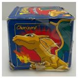 1999 Pokemon Limited Edition Burger King CHARZARD 23K Gold Plated Trading Card (BOX ONLY) Box has Clear Tape On It And Beat Up