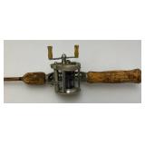 Misc. Vintage Fishing Items Including Live Basket, Small landing Net And More
