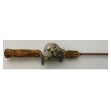 Misc. Vintage Fishing Items Including Live Basket, Small landing Net And More