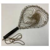 Misc. Vintage Fishing Items Including Live Basket, Small landing Net And More