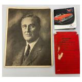 Misc. Collectiblke Vintage Paper Items Including 1964 Calendar, NASA Shuttle Luanch Photograph 11" x 14" And more