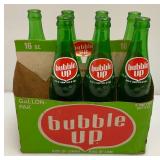 Group Of Vintage Soda Bottles Including 7Up, Mountain Dew, Tab, Coca-Cola And More