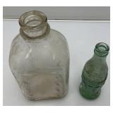 Group Of Vintage Soda Bottles Including 7Up, Mountain Dew, Tab, Coca-Cola And More
