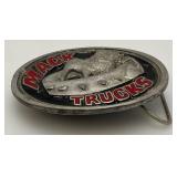 Vintage Heavy Mac Trucks Belt Buckle