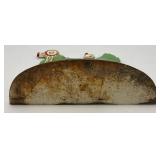 Vintage Heavy Cast Iron Farm Animal And Barn Door Stop 8" x 9"