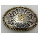 Two Vintage Belt Buckles One Is Nocona