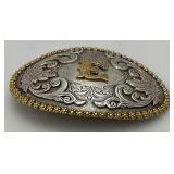 Two Vintage Belt Buckles One Is Nocona
