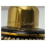 RARE EST. $250.00-$325.00 Vintage MARCEL FRANCK Empty Atomizer Perfume Bottle 4" x 6"