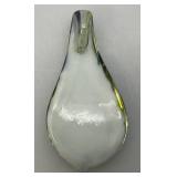Murano Style Hand Blown Glass Flower Pendamt And Earrings