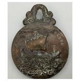 Misc. Vintage Items Including Casted Metal Paper Wieght Spring Clips And More