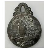 Misc. Vintage Items Including Casted Metal Paper Wieght Spring Clips And More