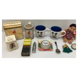 Misc. Vintage Collectibles Including DISNEY Mugs And More