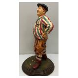 Est. $175.00-$325.00 RARE Vintage "Three Stooges" Curly Golfer Statue 26"
