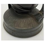 Vintage DIETZ Little Wizard No.8 Oil Lamp With Red Glass