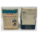 Misc. Vintage Oil Filters Including PH-8A, PH-29, K-3 And More (All New Old Stock)