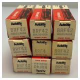 Vintage Headlamps including GE 4000, 4001 And 4002 (New Old Stock), Old Used Spark Plugs Motorcraft  And more