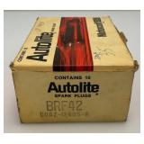 Vintage Headlamps including GE 4000, 4001 And 4002 (New Old Stock), Old Used Spark Plugs Motorcraft  And more