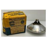 Vintage Headlamps including GE 4000, 4001 And 4002 (New Old Stock), Old Used Spark Plugs Motorcraft  And more