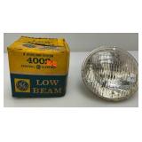 Vintage Headlamps including GE 4000, 4001 And 4002 (New Old Stock), Old Used Spark Plugs Motorcraft  And more