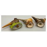 Misc. Miniature Collectible Pheasant Statues, Salt & Pepper Shakers And More