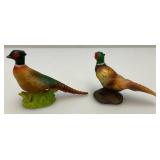 Misc. Miniature Collectible Pheasant Statues, Salt & Pepper Shakers And More