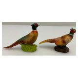 Misc. Miniature Collectible Pheasant Statues, Salt & Pepper Shakers And More