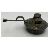 Vintage Silver Plate Chafing Dish Alcohol Burners With Wick