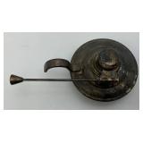 Vintage Silver Plate Chafing Dish Alcohol Burners With Wick
