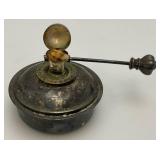 Vintage Silver Plate Chafing Dish Alcohol Burners With Wick