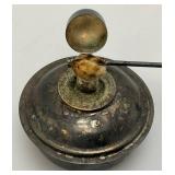 Vintage Silver Plate Chafing Dish Alcohol Burners With Wick