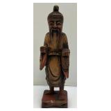 Misc. Vintage African And Oriental Hand Carved Wooden Statues And Biggest Is 12"